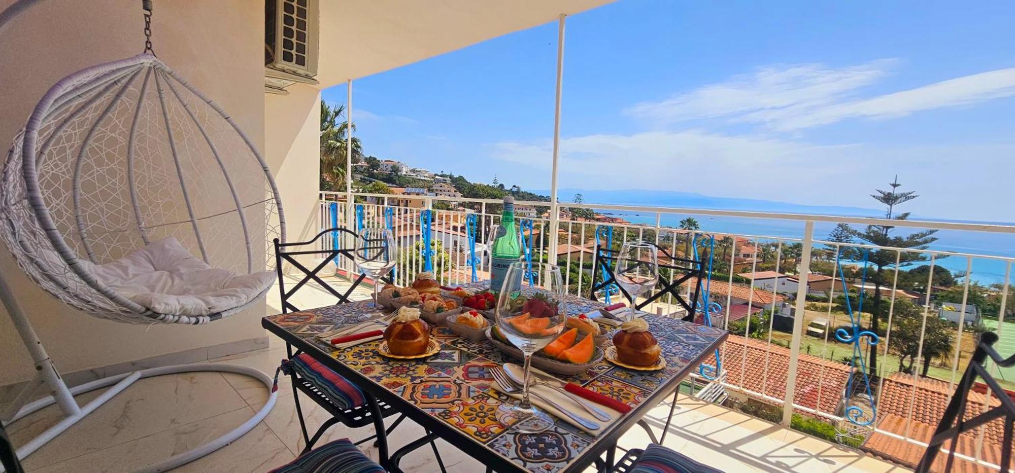Ninfa Sul Mare Apartments 50 M E T R I Dal Mare Best Breakfast And Free Parking Capo Vaticano Ngoại thất bức ảnh